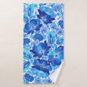 Petrikivka Ukrainian traditional folk art. (Serviette de bain)