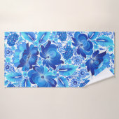 Petrikivka Ukrainian traditional folk art. (Serviette de bain)