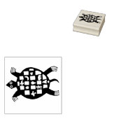 Petroglyf Tortuga Stempelkussen Rubberstempel (Gestempeld)