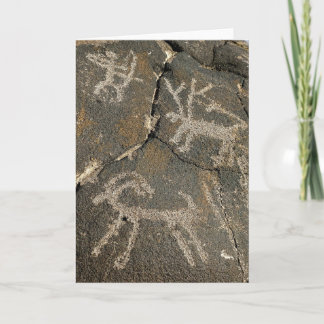 Petroglyph Notecard Kaart