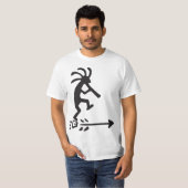 Petroglyphes Silhouette Kokopelli T-shirt (Devant entier)