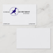 Petroglyphs Blue Bird Logo Visitekaartje (Voorkant / Achterkant)