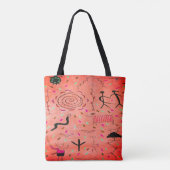 Petroglyphs Canvas tas (Achterkant)