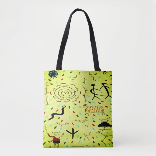 Petroglyphs Canvas tas (Voorkant)