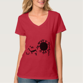 Petroglyphs Rock Carvings in Tanum T-Shirt