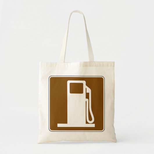 Petrol Road Sign Tote Bag (Devant)