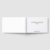 Pétrole d'or minimaliste pour Mariage (Complet)