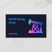 Petroleum Engineer QR Visitekaartje (Voorkant)