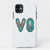 Petrolhead V8 Auto Enthusiast Case-Mate iPhone Case (Achterkant)