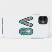 Petrolhead V8 Auto Enthusiast Case-Mate iPhone Case (Achterkant (horizontaal))