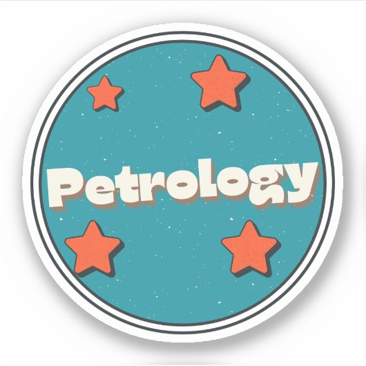 Petrologie Sticker (Voorkant)