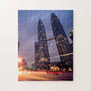 Petronas-torens Kuala Lumpur. Legpuzzel