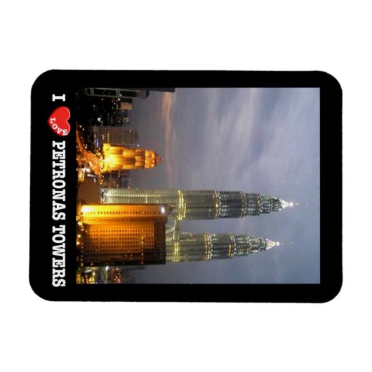 Petronas Tower - Kuala Lumpur - Maleisië - Ik hou Magneet (Horizontaal)
