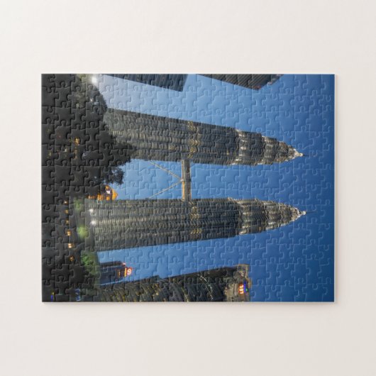 Petronas tweelingtoren legpuzzel (Horizontaal)