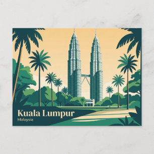 Petronas Twin Towers Maleisië Briefkaart