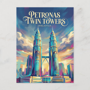 Petronas Twin Towers Maleisië Briefkaart
