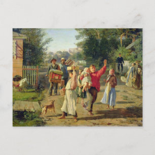 Petrushka komt eraan, 1888 briefkaart