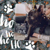 Pet's Eerste Kerstmis voor altijd Thuis Moderne Gr Keramisch Ornament