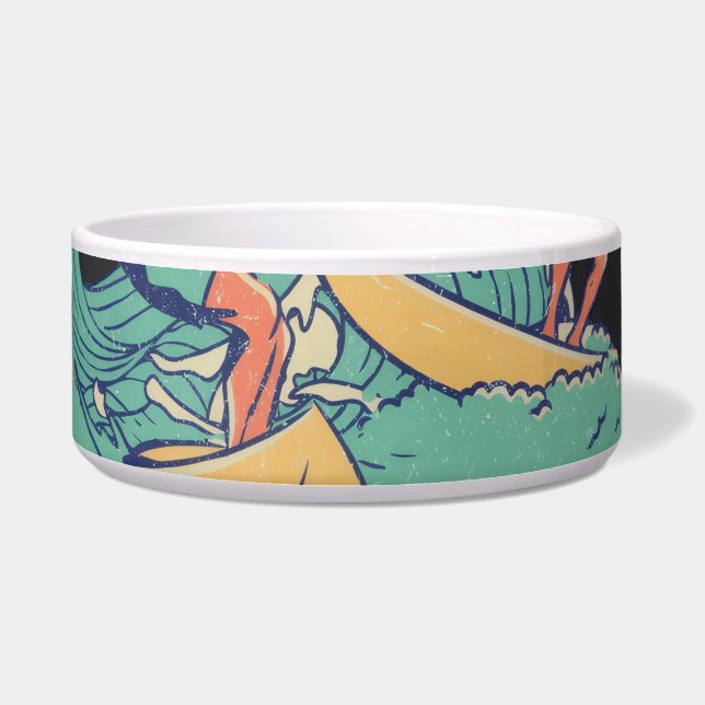 Pets Energy Flow Lessons Learn Ceramic Pet Bowl Voerbakje (Voorkant)