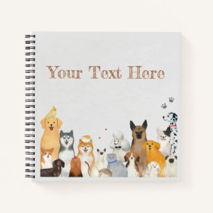 Pets, honden en katten laptop notitieboek
