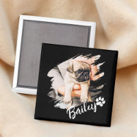 Pet's Modern Simple Cool Typography Naam en foto