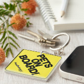 Pets on Board™ Sleutelhanger (Voorkant Rechts)