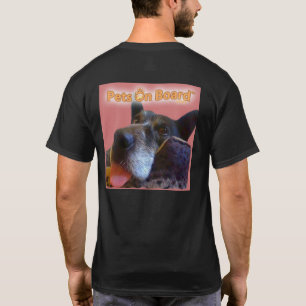 Pets on board™ T-Shirt, Logo Tongue NEPABuzz T-shirt