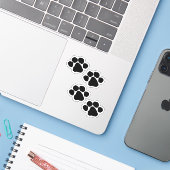 Pets Pawprinters Sticker (Laptop met iPhone)