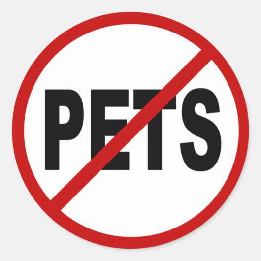 PETS RONDE STICKER (Voorkant)