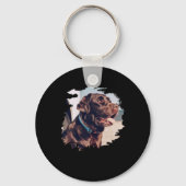 Pets Simple Modern Cool Tygraphy Name And Photo T Sleutelhanger (Voorkant)