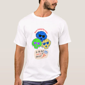 Pet's Simple Modern Cool Typografie Naam en foto T-shirt
