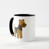 Pet's Simple Modern Cool Typography Photo Mug (Devant gauche)