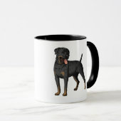 Pet's Simple Modern Cool Typography Photo Mug (Devant droit)