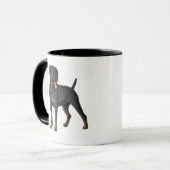 Pet's Simple Modern Cool Typography Photo Mug Mok (Voorkant links)