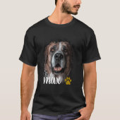 Pet's Simple Modern past hier uw hondennaam aan T-shirt (Voorkant)