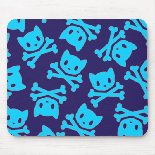 Petsami Lazy Blue Mousepad Muismat (Voorkant)