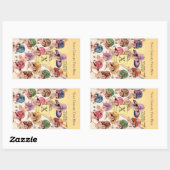 Petten Aangepaste stickers voor monogram (Vel)