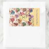 Petten Aangepaste stickers voor monogram (Tas)