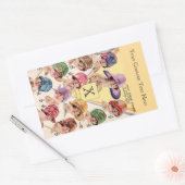 Petten Aangepaste stickers voor monogram (Envelop)