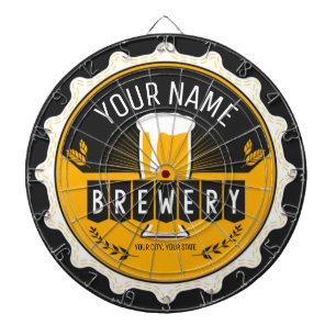 Petten bast brouwerijbier dartbord