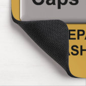 Petten Lock Fury Funny Mousepad Muismat Humor (Hoek)