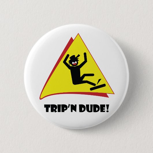 PETTEN, MOKKEN, ETC 2 RONDE BUTTON 5,7 CM (Voorkant)