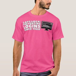 Petten sluiten Logins vanaf 1980 1 T-shirt