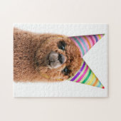 Petten van Alpaca Wearing Party Legpuzzel (Horizontaal)