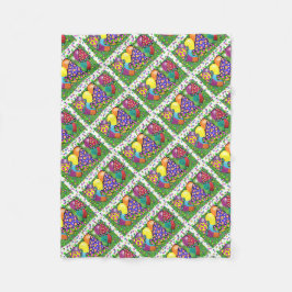 Petten van de Birthay Party Fleece Deken