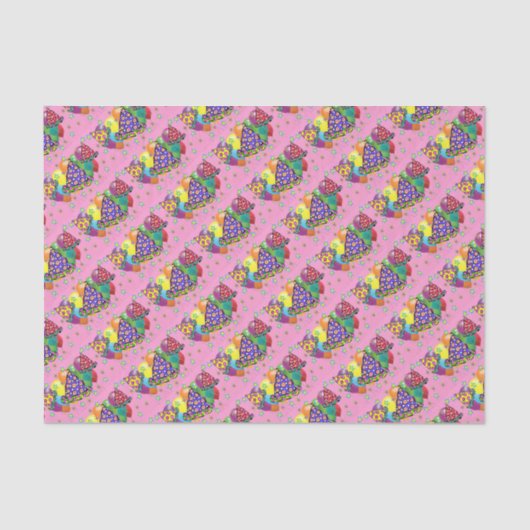 Petten van de Birthay Party Tissuepapier (Voorkant)