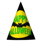 Petten van de partij - Batty "Happy Halloween" Feesthoedjes (Voorkant)