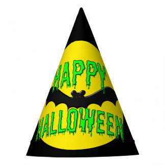 Petten van de partij - Batty "Happy Halloween" Feesthoedjes
