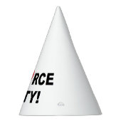 petten van de partij "Divorce Party" Feesthoedjes (Rechts)