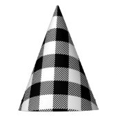 Petten van de winterwitte buffelpartij feesthoedjes (Voorkant)